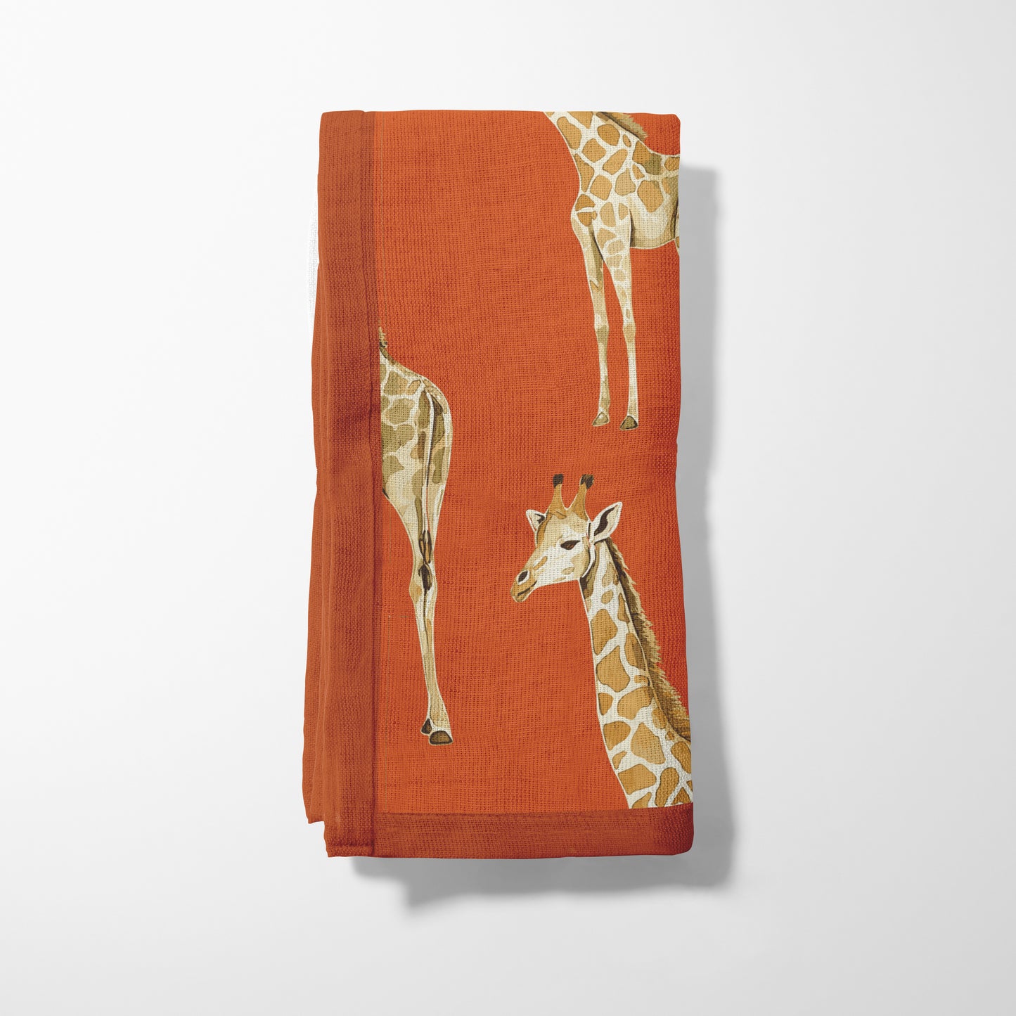 Napkin - Giraffes in rust