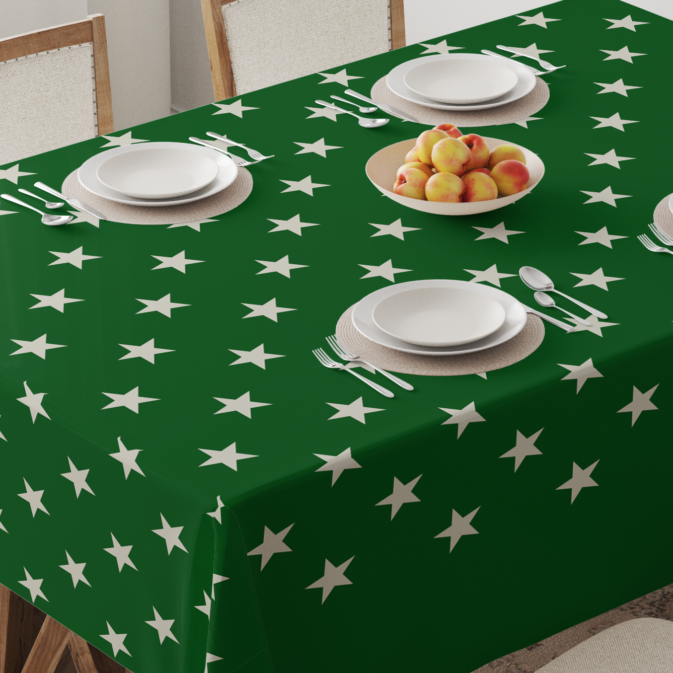 ONE Stars Tablecloth in Forest