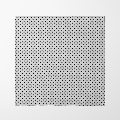 ONE Mini Squares Napkin - Gray in Organic Cotton Voile