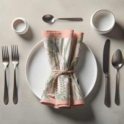 Napkin - Equatorial in Blush