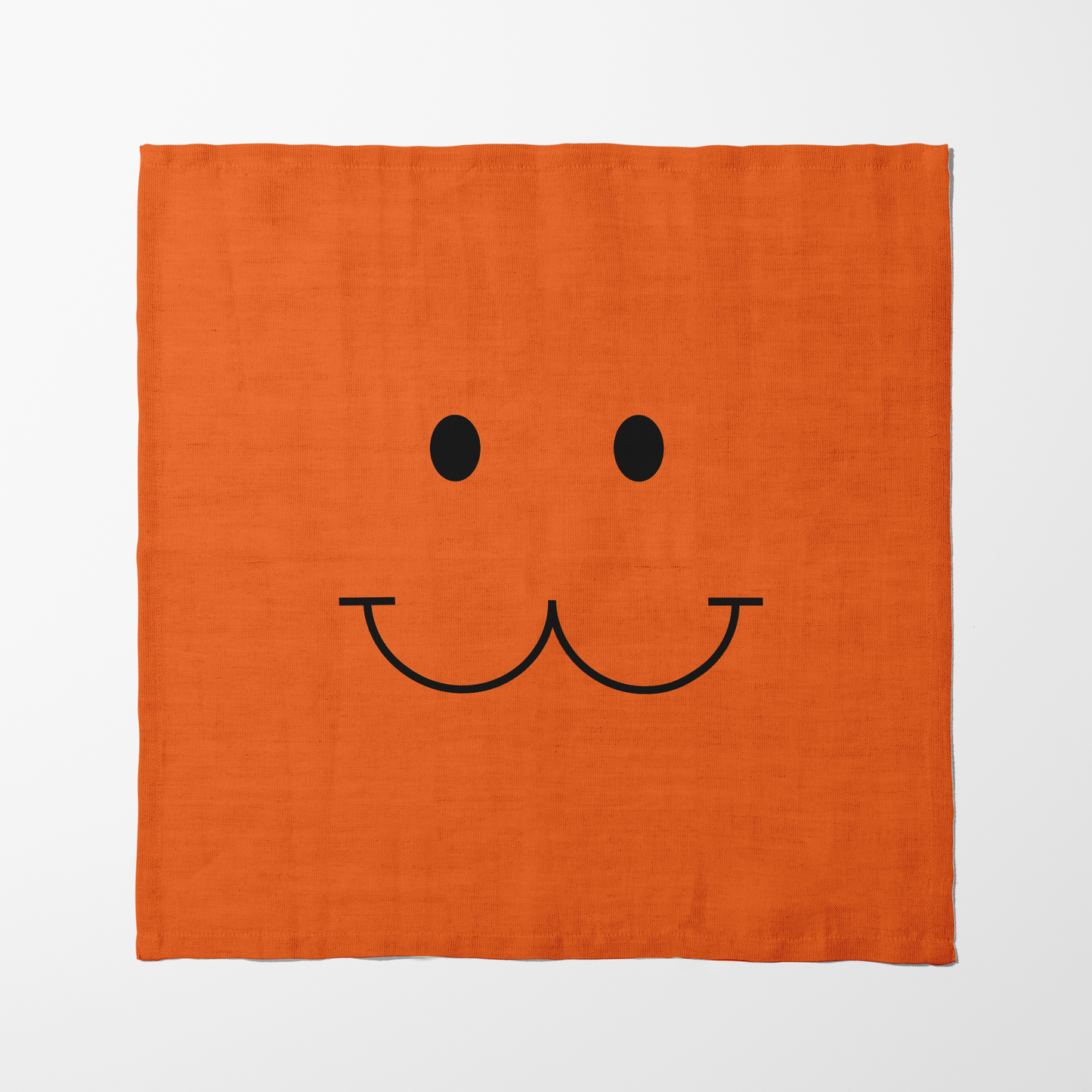 Cat Smile Napkin - Organic Cotton Voile