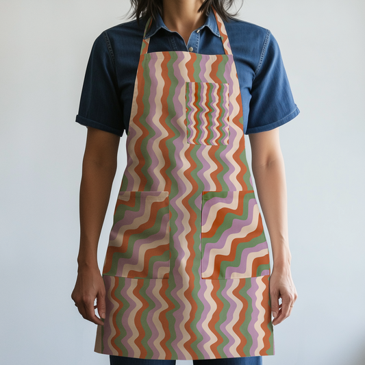 Candy Full Chef Apron in Organic Cotton Canvas Mid Weight