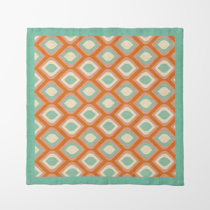 Mod Eye Candy Napkin in Teal