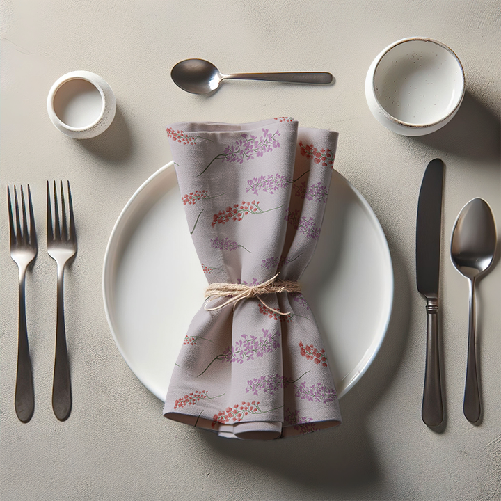 Lavender Haze in Light Purple Napkin