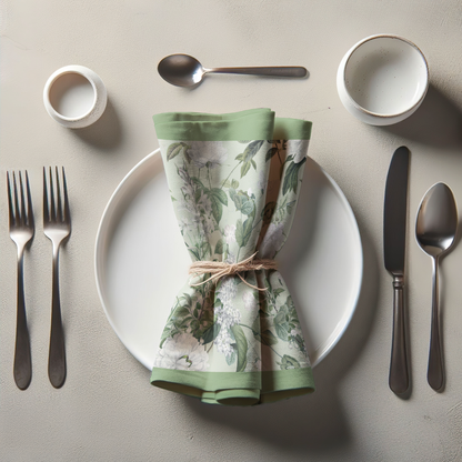 Napkin - Sage Floral