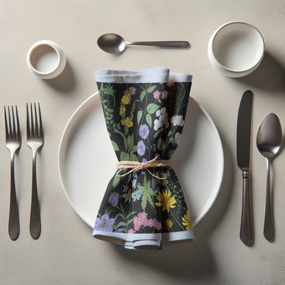 Moody Wildflower Napkin