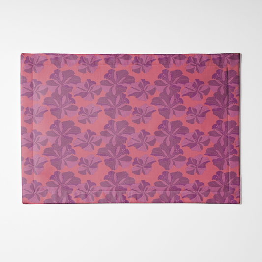 Tropical Cayena Placemat in Pink in Lightweight Linen