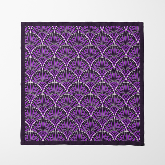 Eggplant Art Deco Napkin