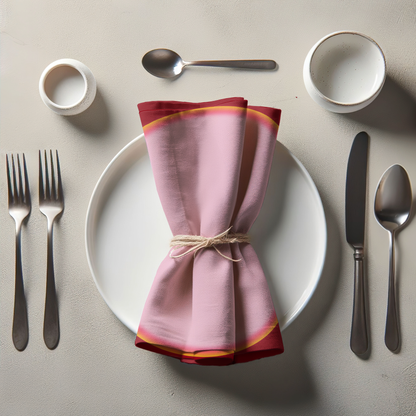 Inner Sun Pink Napkin