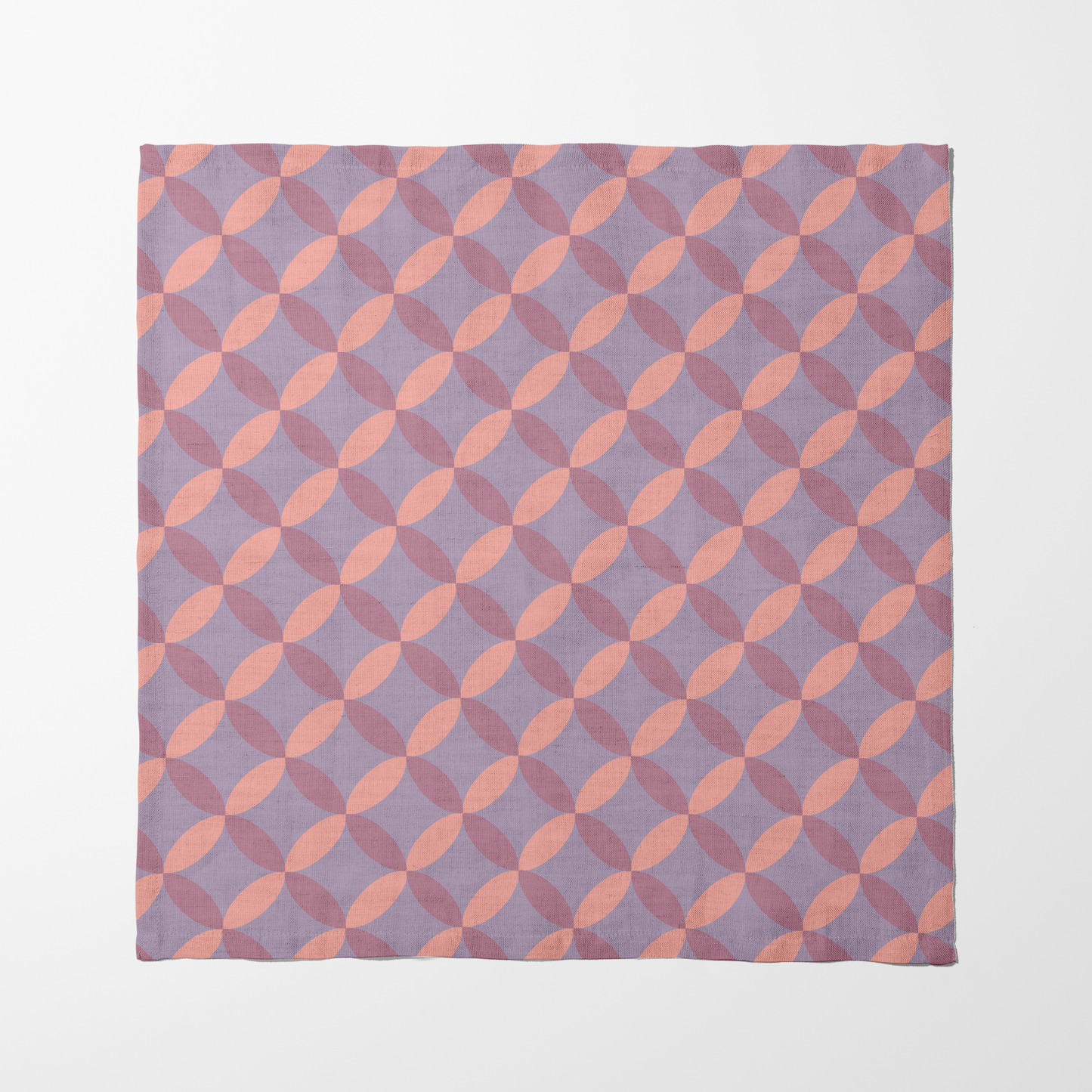 Intertwine - Pink Peach in Organic Cotton Voile