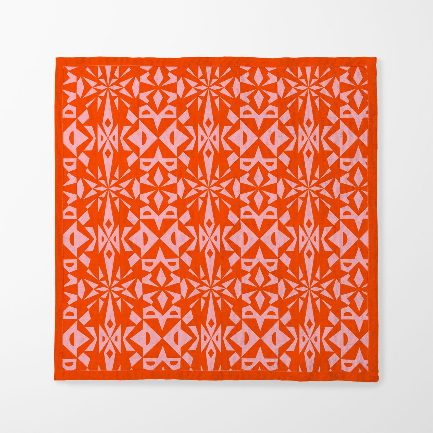 Modern Geometry Napkin in Organic Cotton Voile