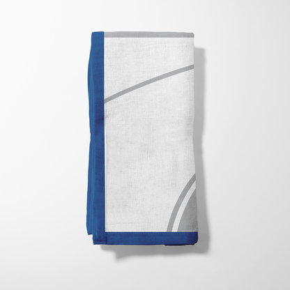 Blue and Gray Napkin