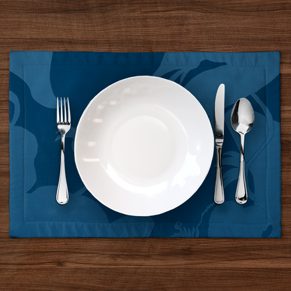 Tropical Paissage Placemat in Blue