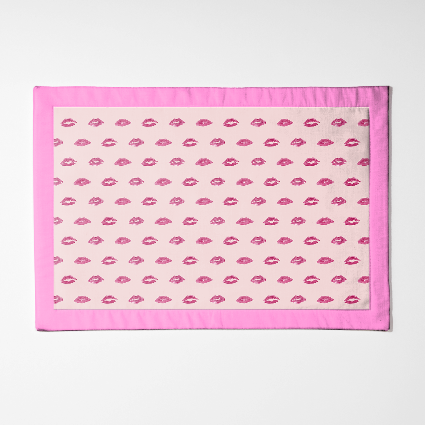 Valentine Pink Smooch with Love Pink Placemat