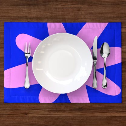 Astérisko in Blue and Pink Placemat