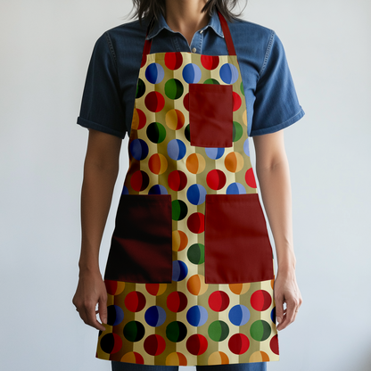 Holiday Orbs Full Chef Apron