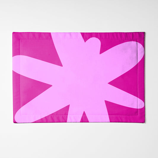 Astérisko in Fucsia and Pink Placemat