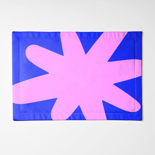 Astérisko in Blue and Pink Placemat