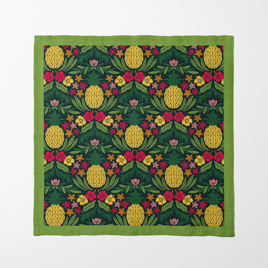 Pineapple Party Napkin in Lightweight Linen