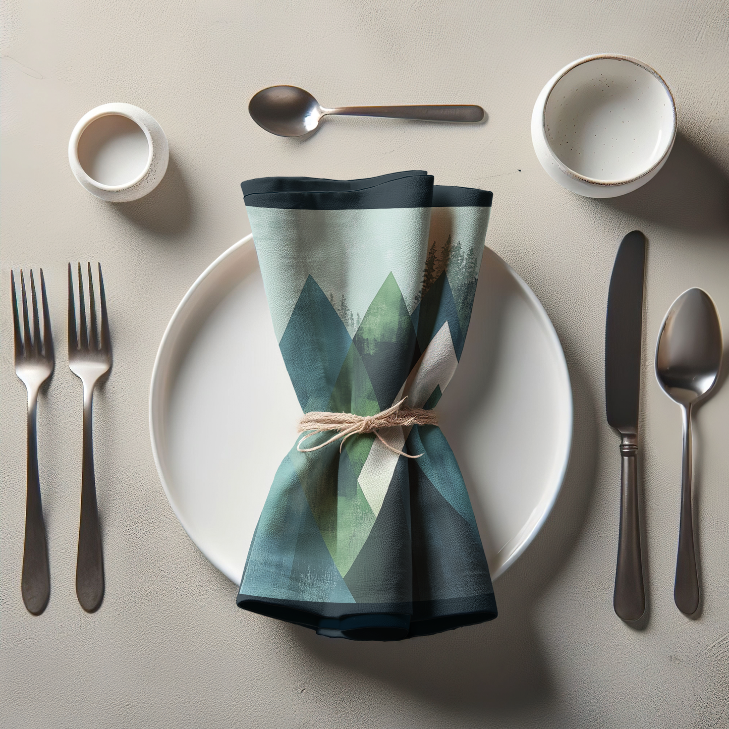 Forested Mountains Napkin