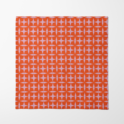 Sit for a Bit Napkin - Orange in Lightweight Linen