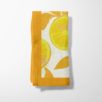 Lemon Bliss Napkin in Sunny Citrus