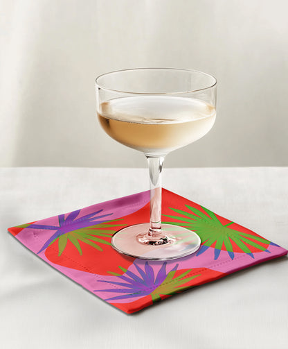 Pink Palma Cocktail Napkin