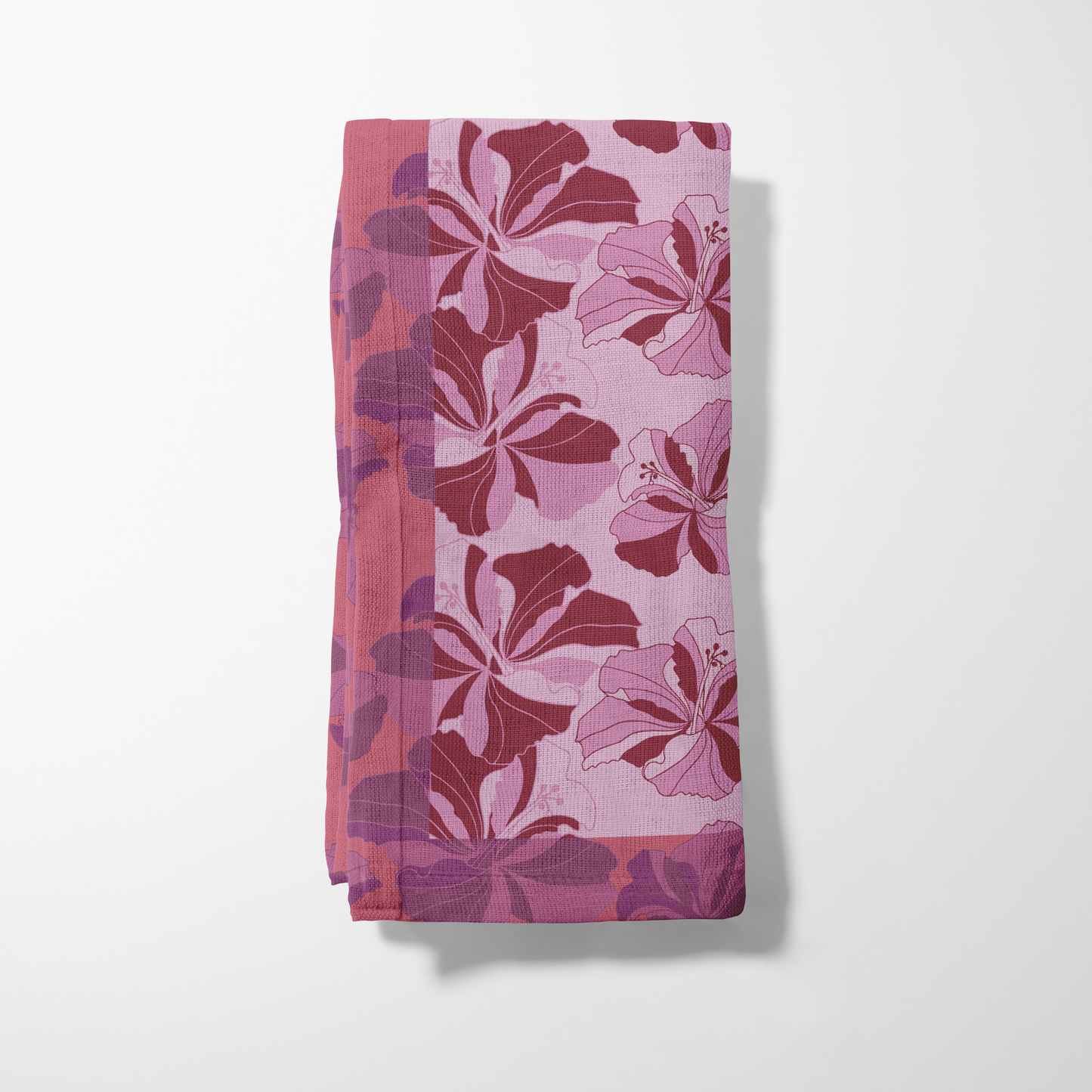 Tropical Cayena Napkin in Light Pink in Organic Cotton Voile