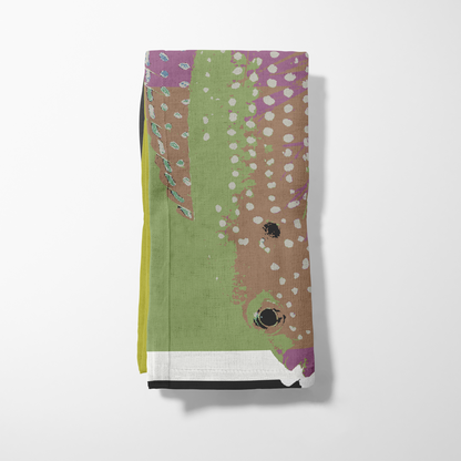 Fish with Orange Shape Napkin in Lightweight Linen