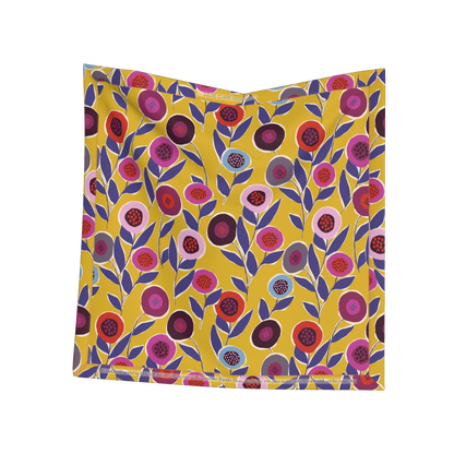 Button Flowers Yellow Oxford Cocktail