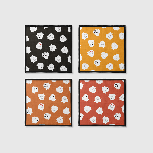 Friendly Ghosts Napkins | Set of 4