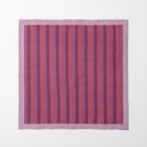 Tropical Cayena & Stripes in Pink | Set of 8