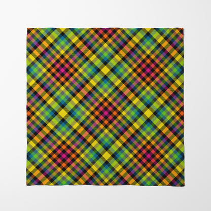 Vibrant Plaid Napkins | Set of 4