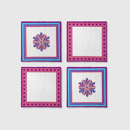 Sweet Rattan Napkins | Set of 4