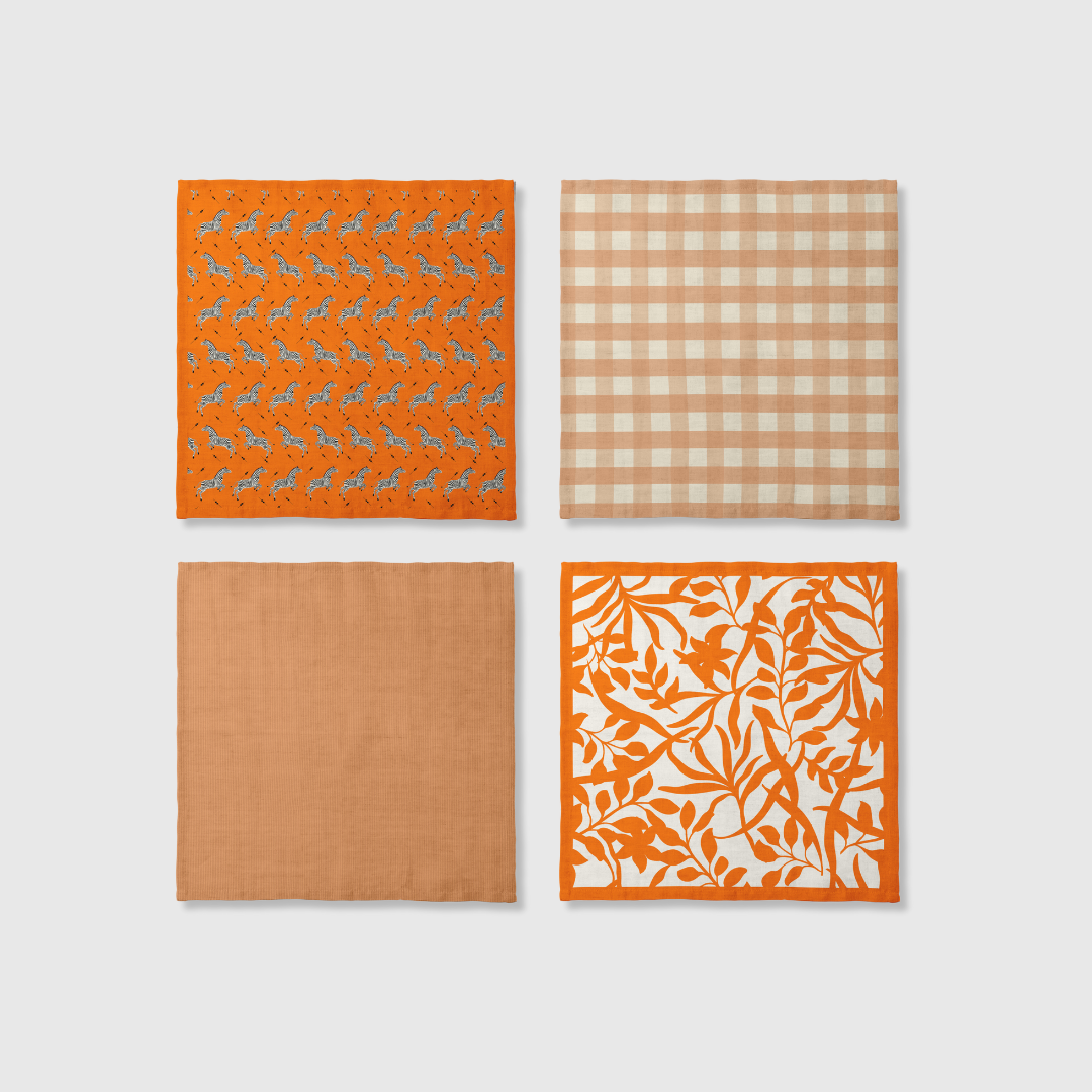 Autumnal Elegance Napkins | Set of 4