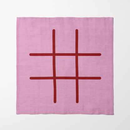 Tic Tac Toe Napkins | Set of 4