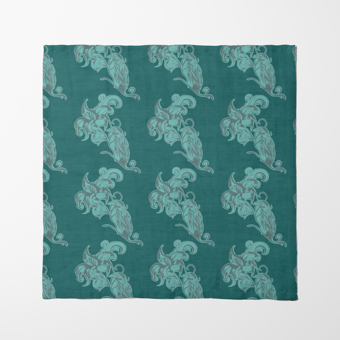 Paissage & Sweet Napkins in Aqua | Set of 4