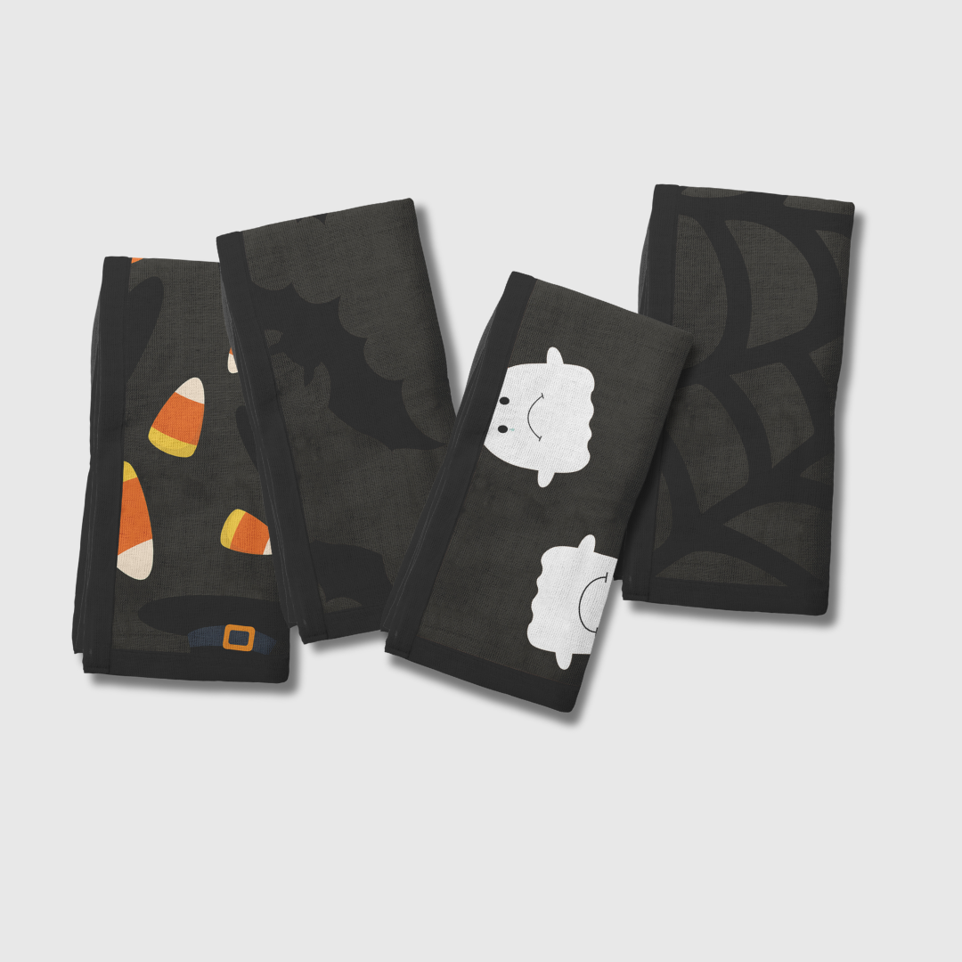 Spooky Napkins in Gravestone | Set of 4