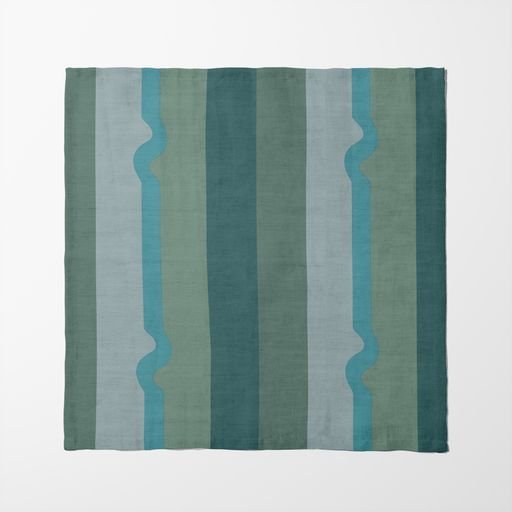 Paissage & Sweet Napkins in Aqua | Set of 4