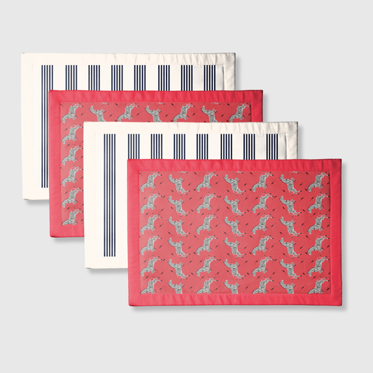 Zebra Stripes Placemats | Set of 4