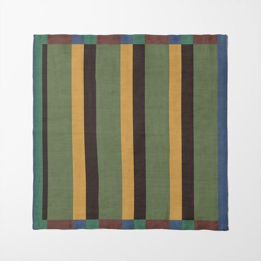 Stripes & Cayena Napkins in Green | Set of 8