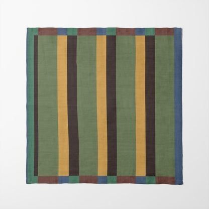 Stripes & Cayena Napkins in Green | Set of 8