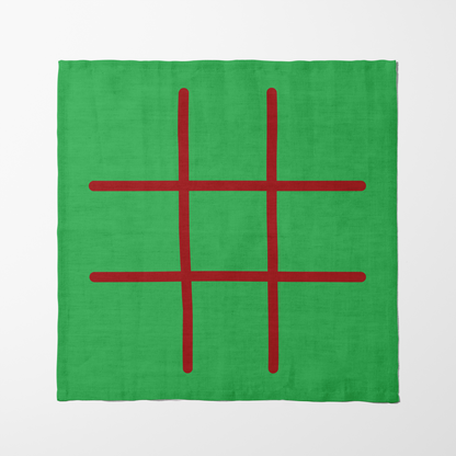 Tic Tac Toe Napkins | Set of 4