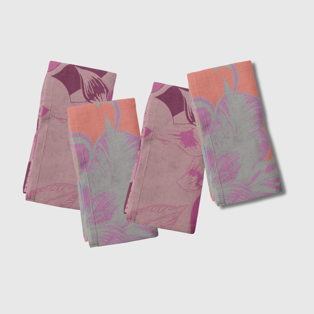 Tropical Pink Napkins | Set of 4