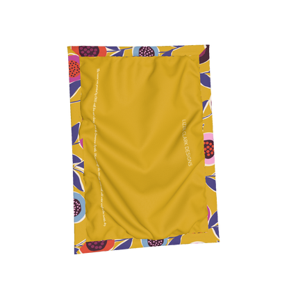 PM Button Flowers Yellow