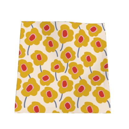 Mod Flowers Yellow Oxford Cocktail