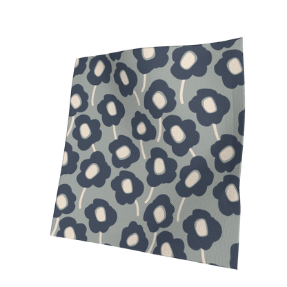 Mod Flowers Grey Oxford Cocktail