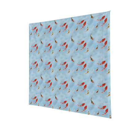 Coral Koi Fish Square Tablecloth