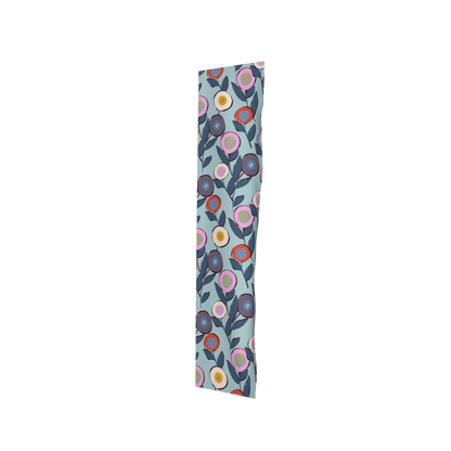 TR Button Flowers Blue