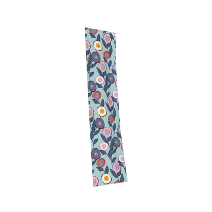 TR Button Flowers Blue